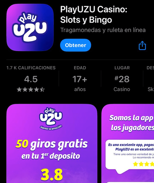 Descargar PlayUZU app en iOS