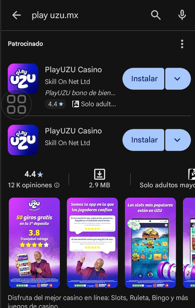 Descargar PlayUZU app en Android