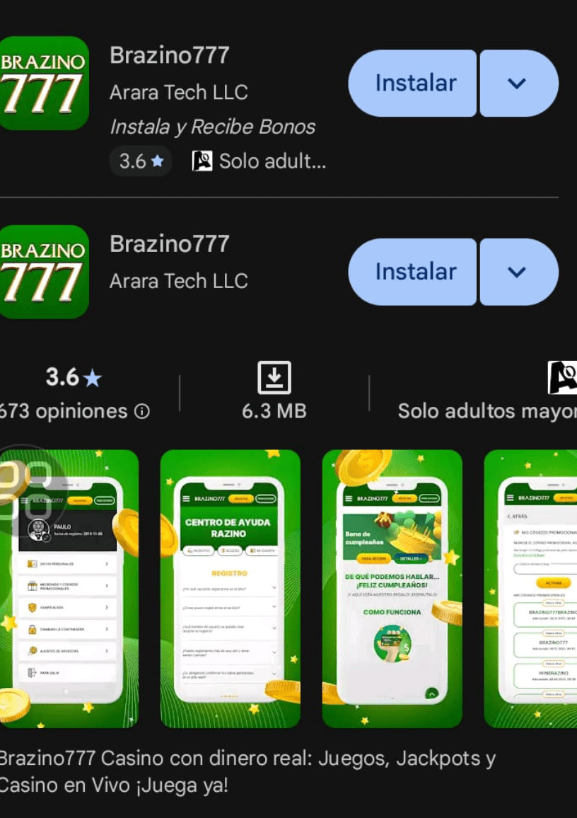 Brazino777 App: apuesta desde tus manos