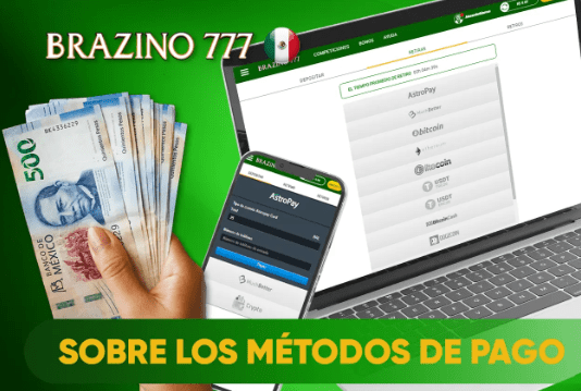 Brazino777 sobre los métodos de pago