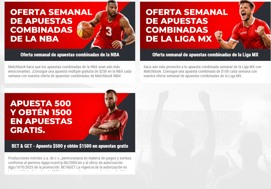 ¿Qué incluye Matchbook en su bono de bienvenida para deportes?